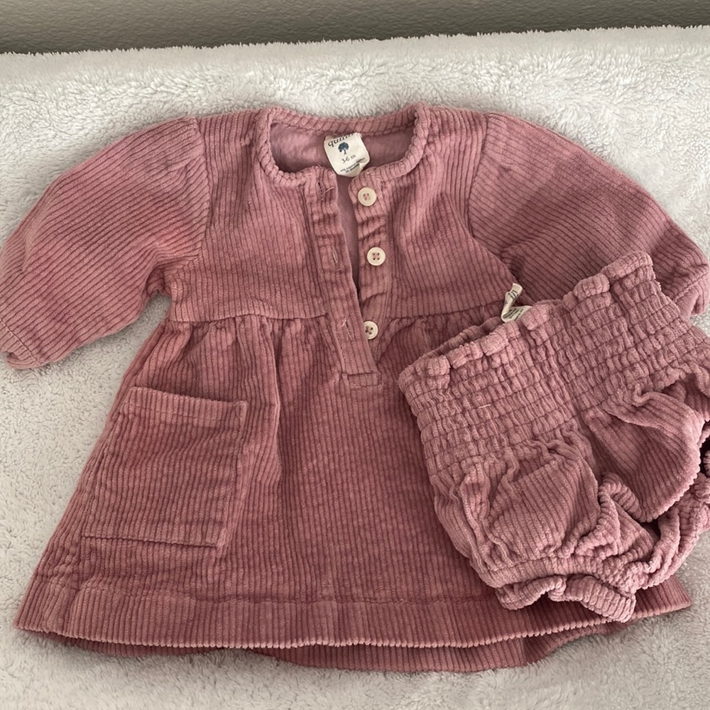 Kate Quinn Bubble pocket dress and bloomer.